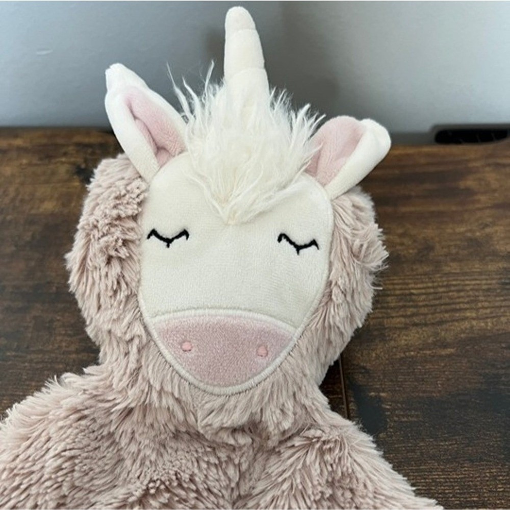 Slumberkins Unicorn Kin Plush Stuffed Animal Mauve Pink White